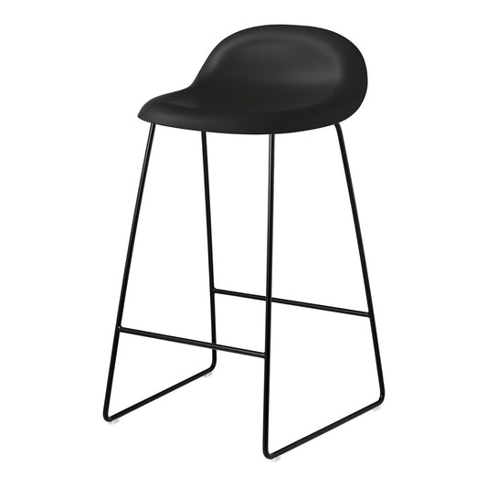 Tabouret de bar Gubi 3D - Base luge