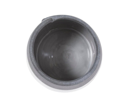 Vase roulé bicolore