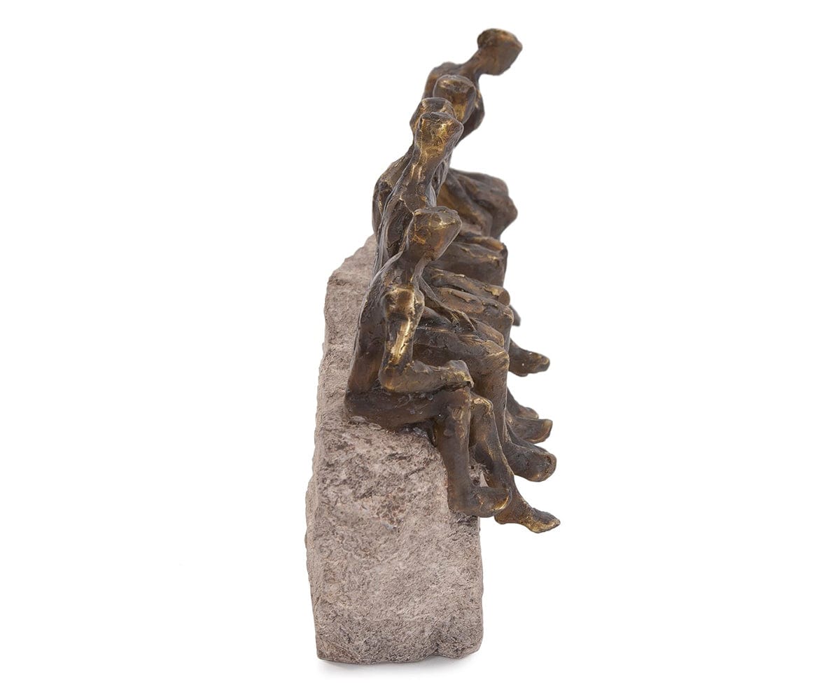 Statue de la figure en attente