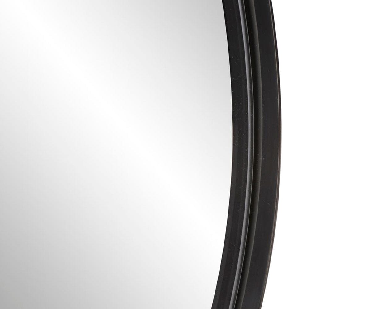 Miroir rond en acier