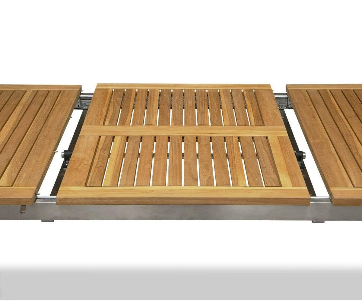 Table à manger extensible d'extérieur Farino