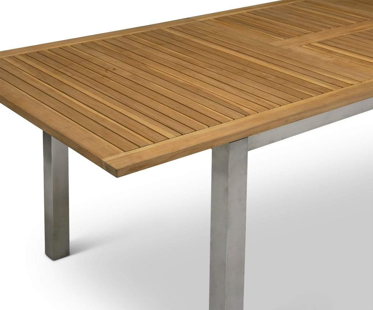 Table à manger extensible d'extérieur Farino