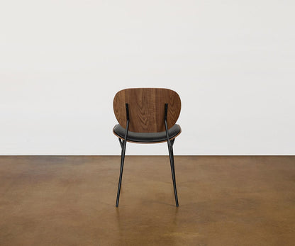 Chaise de salle à manger en cuir Idona