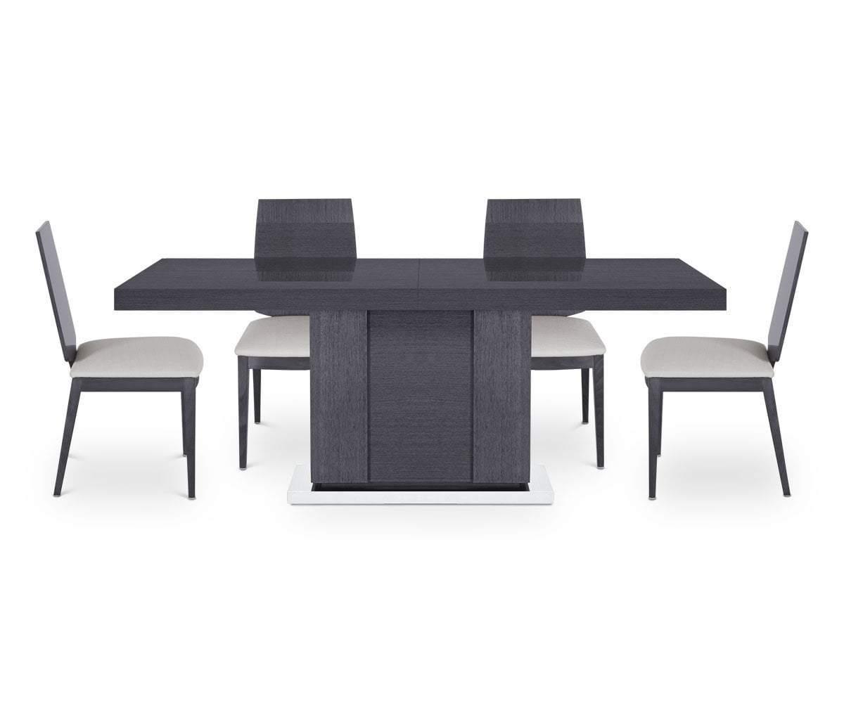 Chaise de salle à manger à dossier en bois Mondiana