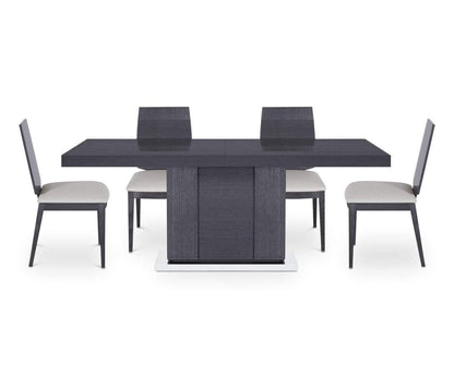 Chaise de salle à manger à dossier en bois Mondiana