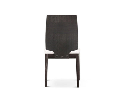 Chaise de salle à manger à dossier en bois Mondiana