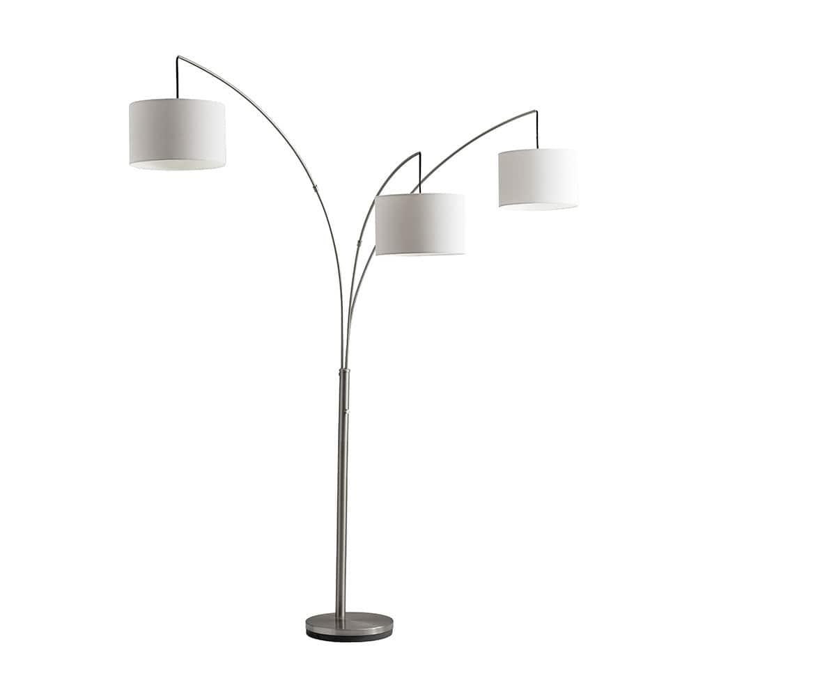 Lampadaire en arche à 3 lumières Jan