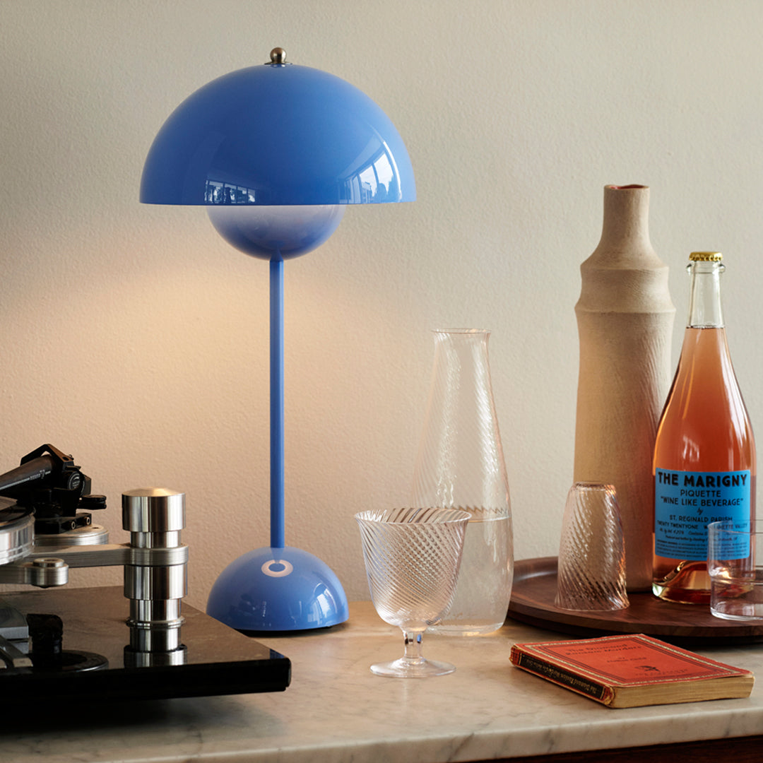 Lampe de table pot de fleurs Verner Panton VP3