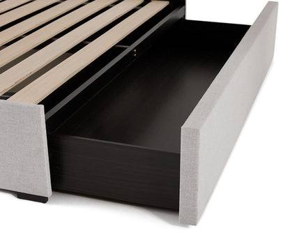 Lit de rangement rembourré Blake - Cal King