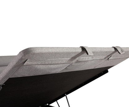 Lit de rangement rembourré Reed