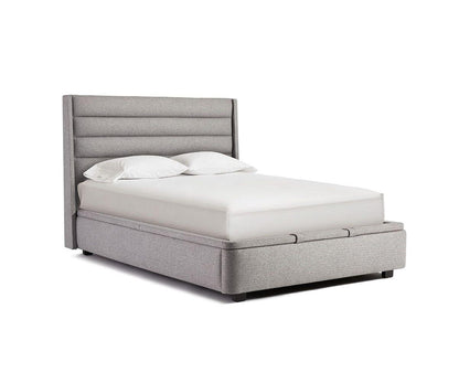 Lit de rangement rembourré Reed