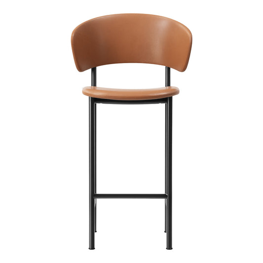 Tabouret de comptoir Plan avec accoudoirs - Entièrement rembourré