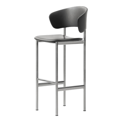 Tabouret de bar Plan avec accoudoirs - Entièrement rembourré