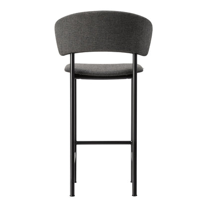Tabouret de comptoir Plan avec accoudoirs - Entièrement rembourré