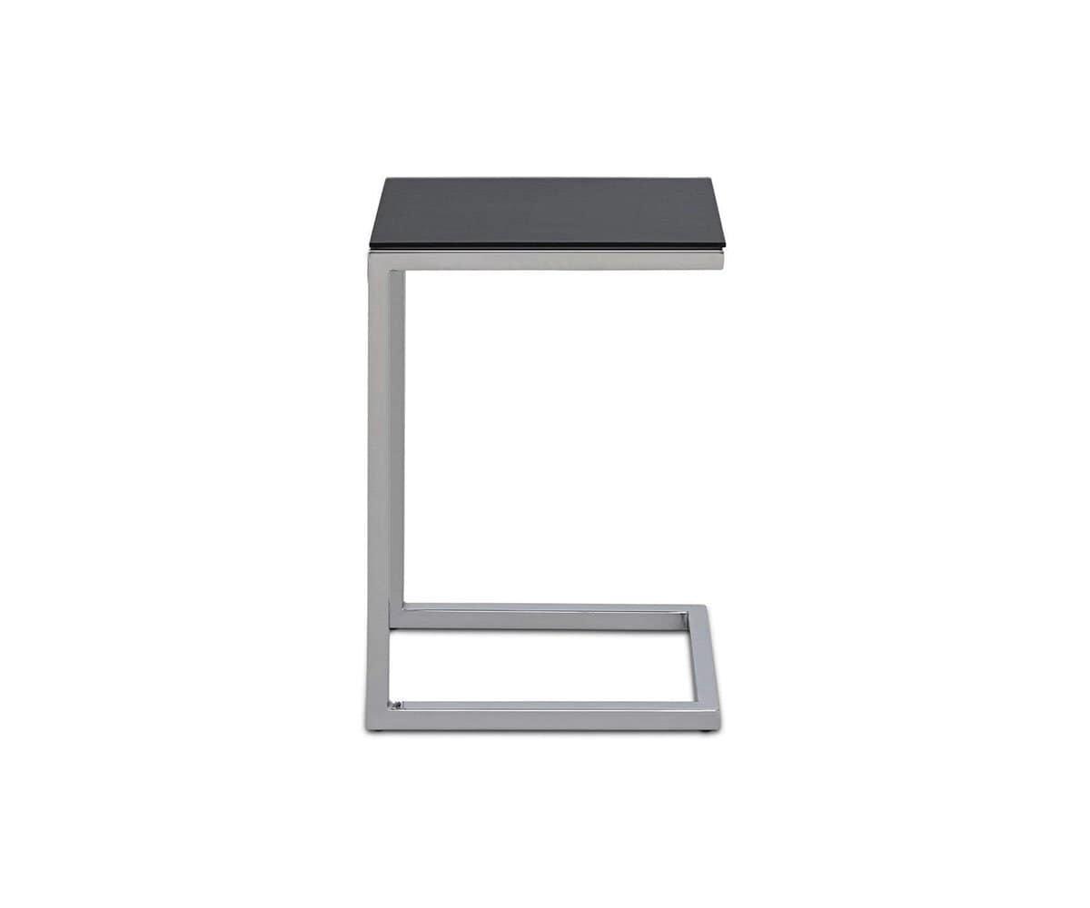 Table d'appoint en verre Milla