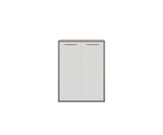 Bibliothèque basse Gammel avec portes