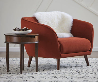 Jeté en peau de mouton - Ivoire