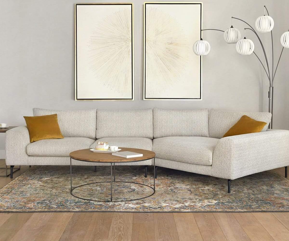 Canapé d'angle droit Rowena