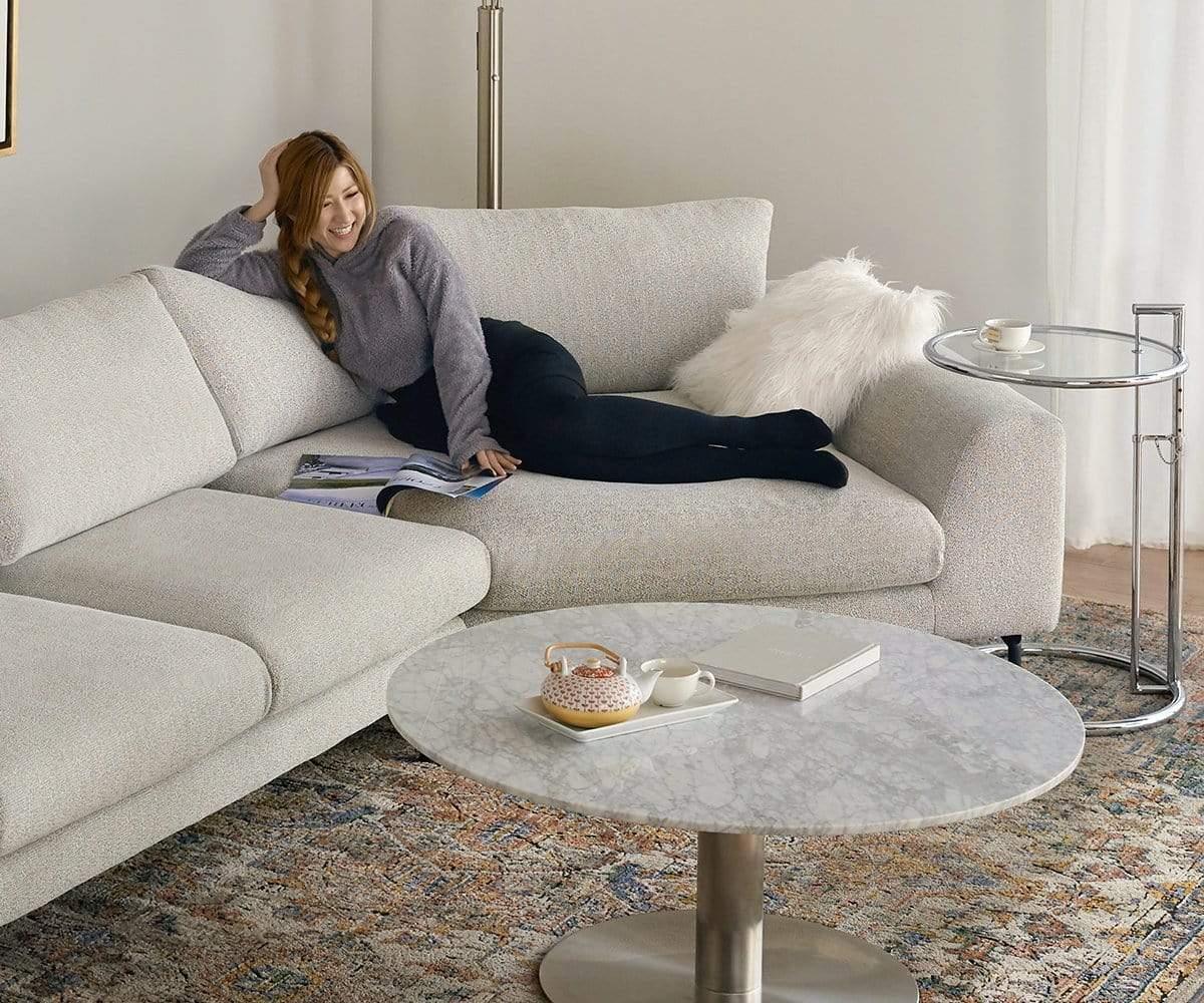 Canapé d'angle droit Rowena