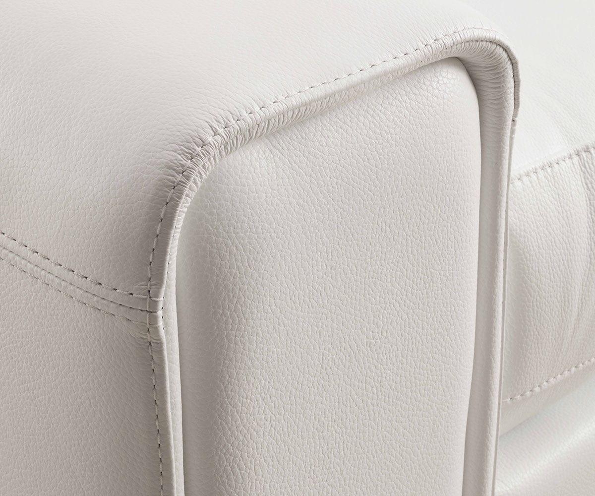 Canapé sectionnel inclinable électrique modulaire en cuir Angelo