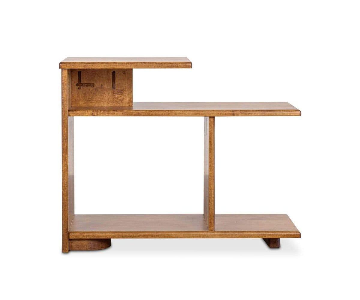 Table d'appoint Wood Castle du milieu du siècle