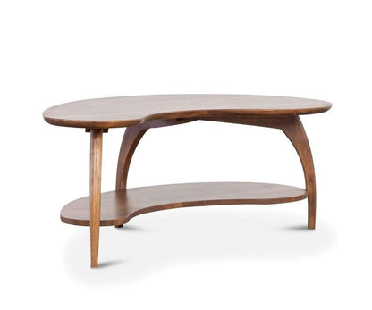 Table basse Wood Castle Tibro avec étagère