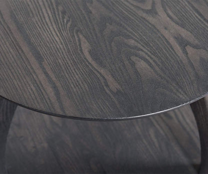 Table d'appoint ronde Wood Castle Tibro