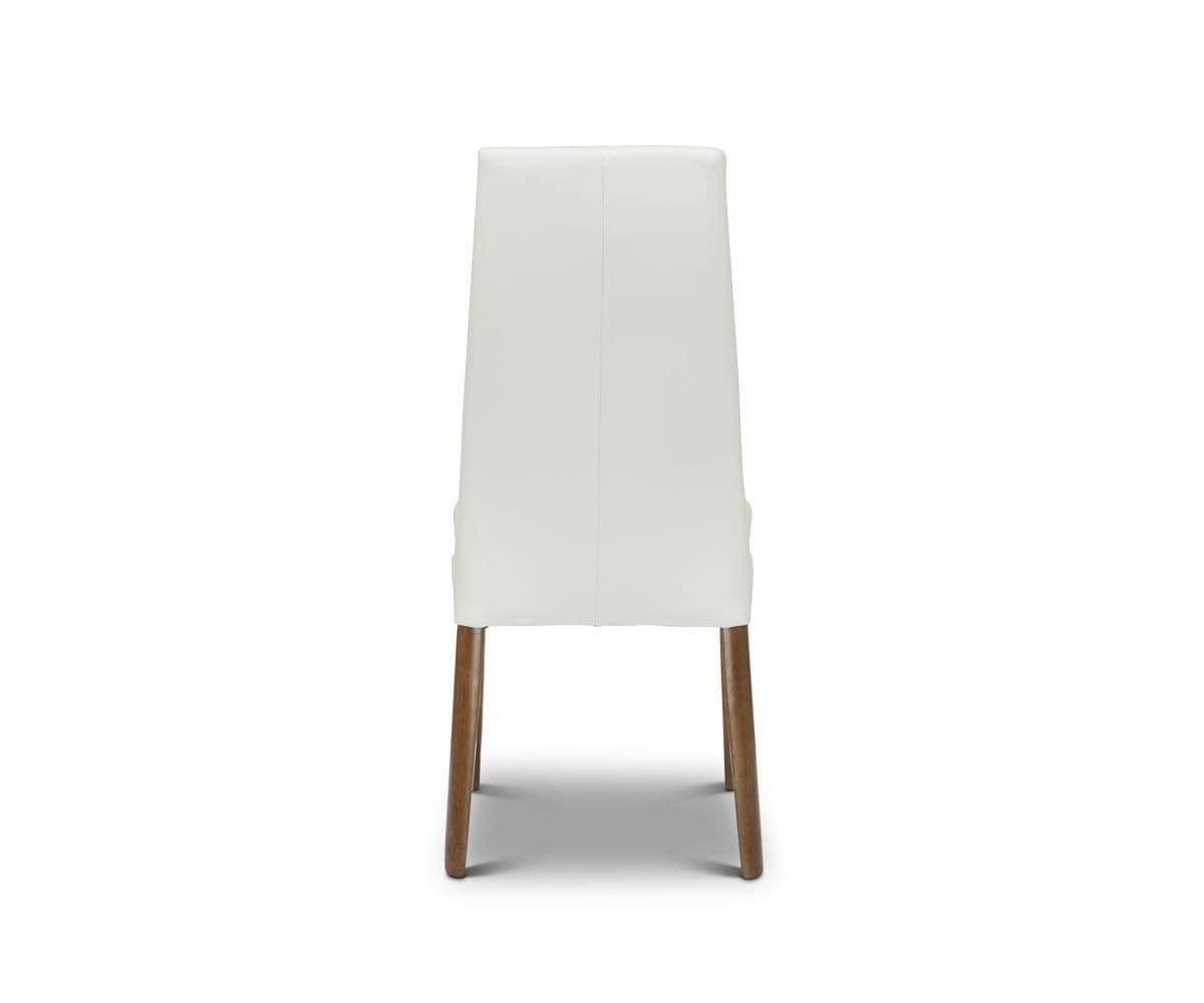 Chaise de salle à manger en cuir Lussa