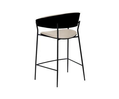 Tabouret de bar en cuir pour berceau