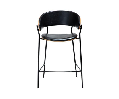 Tabouret de bar en cuir pour berceau