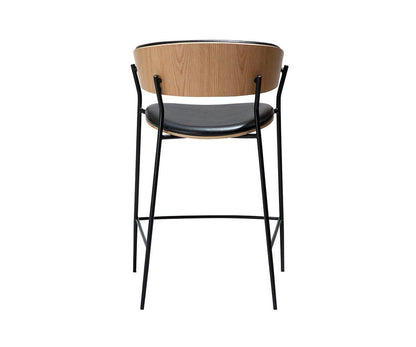 Tabouret de bar en cuir pour berceau