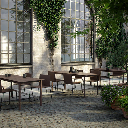 Chaise de salle à manger d'extérieur Dry - Base traîneau - Empilable