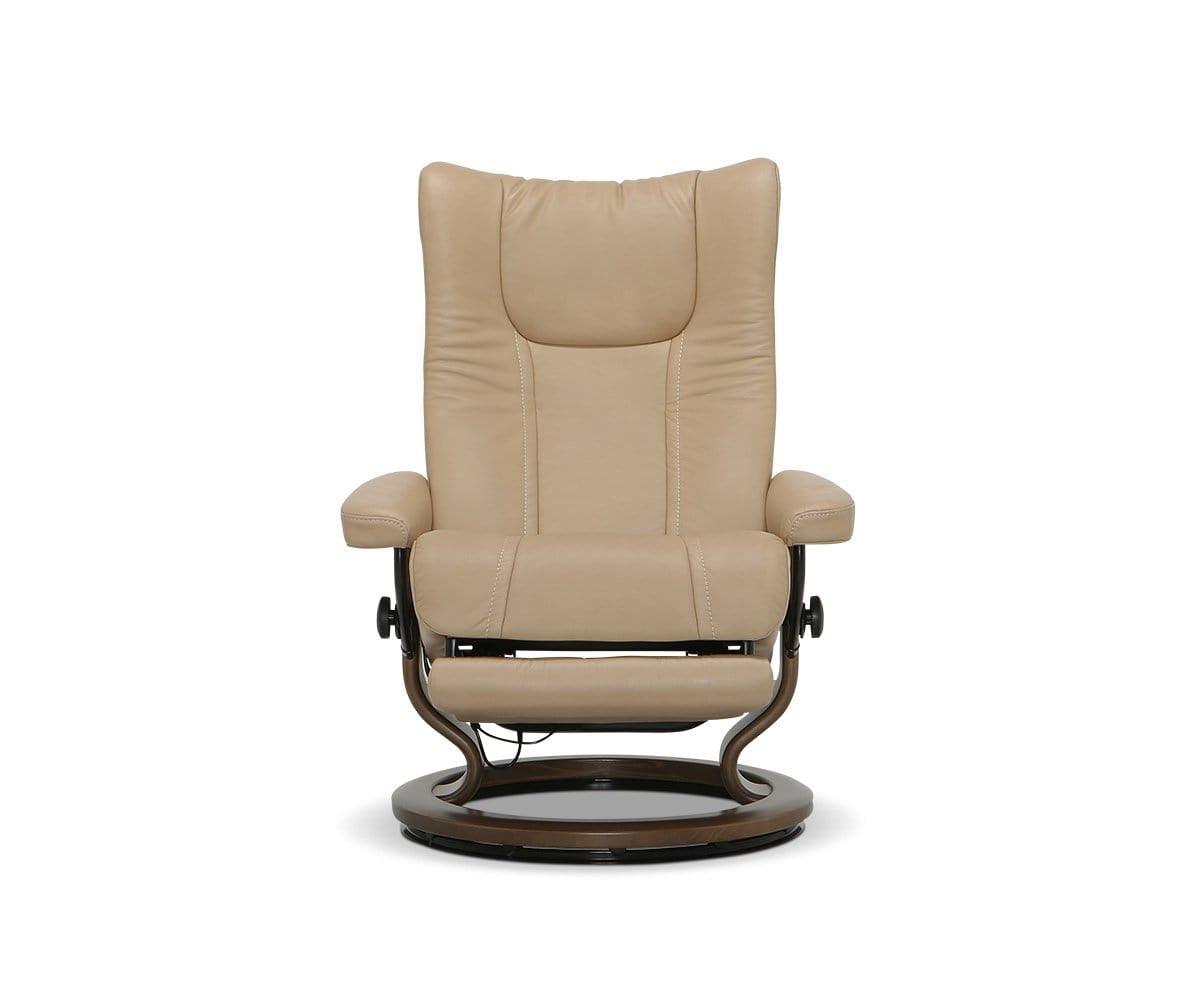 Fauteuil inclinable électrique pour jambes et dos Stressless® Wing