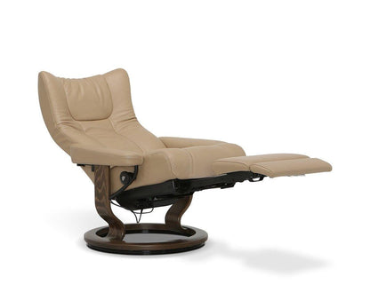 Fauteuil inclinable électrique pour jambes et dos Stressless® Wing