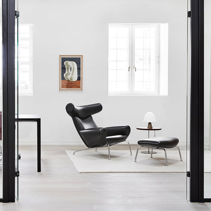 Ottoman Ox d'Erik Jörgensen Wegner pour chaises Ox/Queen