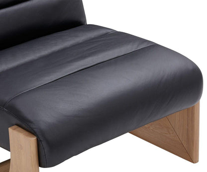 Chaise longue en cuir Unni