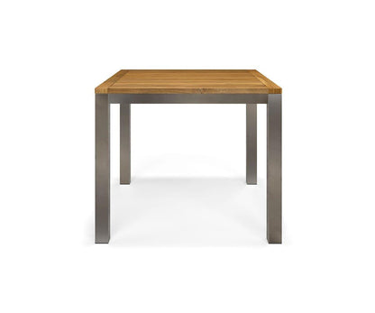 Table à manger carrée d'extérieur Farino