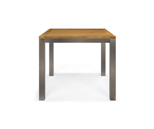 Table à manger carrée d'extérieur Farino