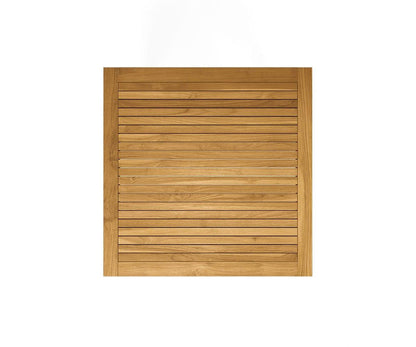 Table à manger carrée d'extérieur Farino