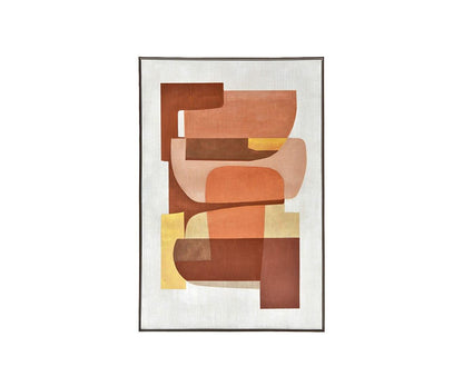 Coucher de soleil rétro I Peinture à l'huile