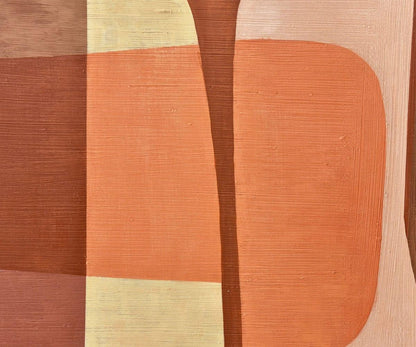 Coucher de soleil rétro I Peinture à l'huile