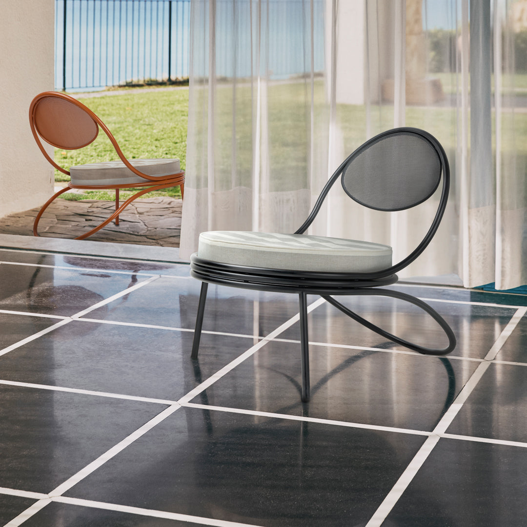 Chaise longue d'extérieur Copacabana - Assise rembourrée