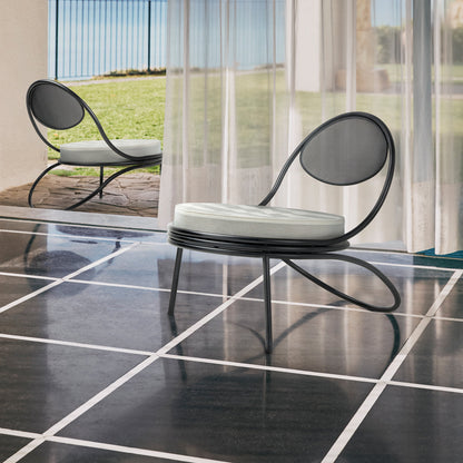 Chaise longue d'extérieur Copacabana - Assise rembourrée