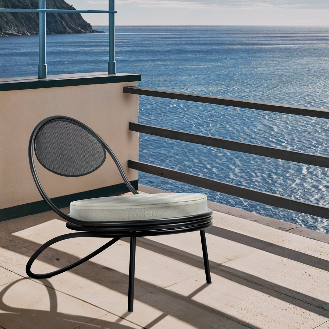 Chaise longue d'extérieur Copacabana - Assise rembourrée
