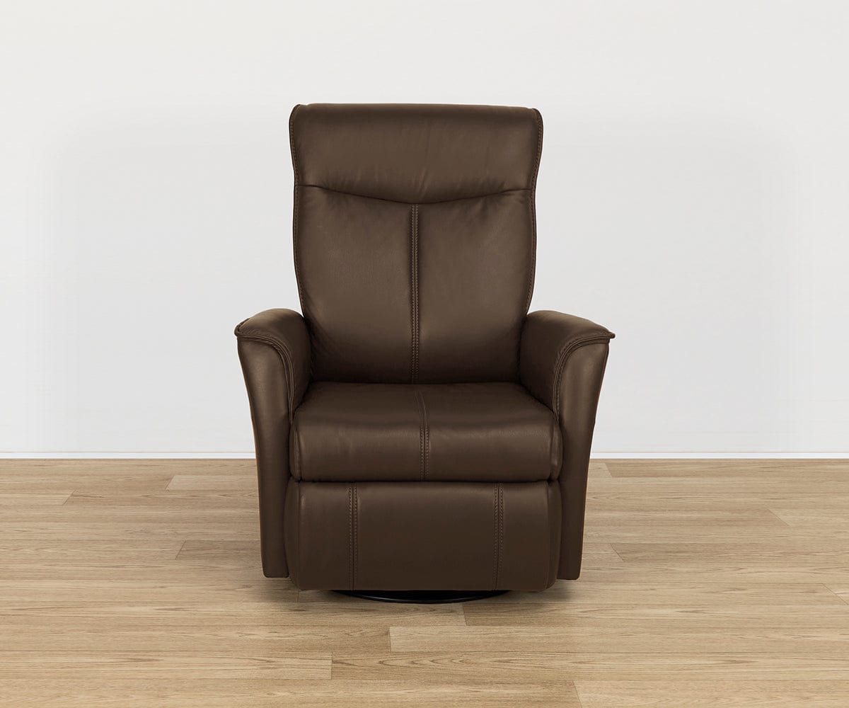 Fauteuil inclinable électrique en cuir Balder
