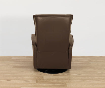 Fauteuil inclinable électrique en cuir Balder