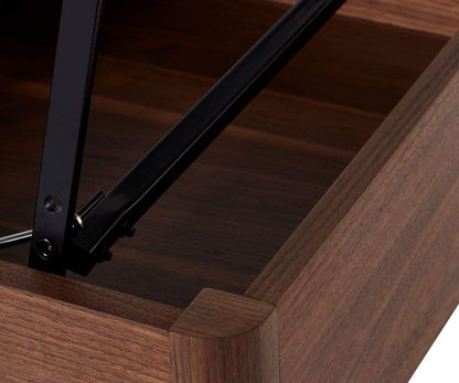 Table basse de rangement à plateau relevable Enna 