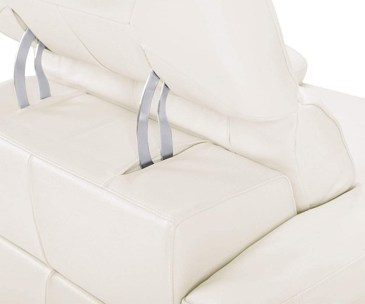 Fauteuil inclinable électrique en cuir Voss