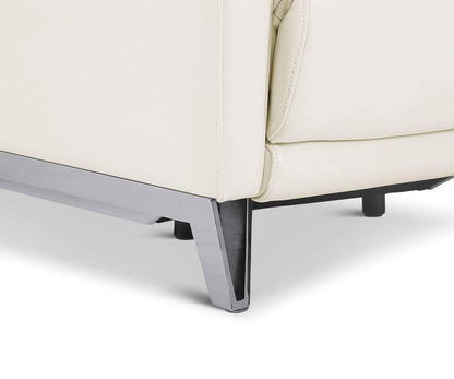 Fauteuil inclinable électrique en cuir Voss