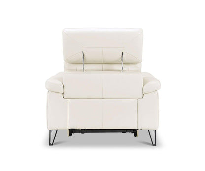 Fauteuil inclinable électrique en cuir Voss